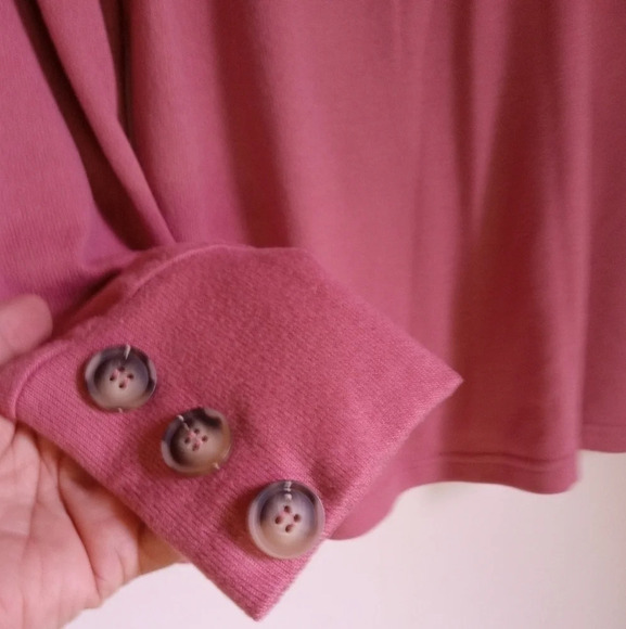 Shein V-Neckline sweater with button detail - Picture 3 of 5